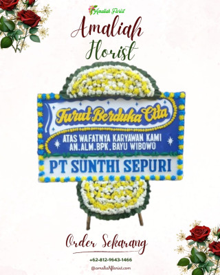Papan Bunga Duka di Sendangsari